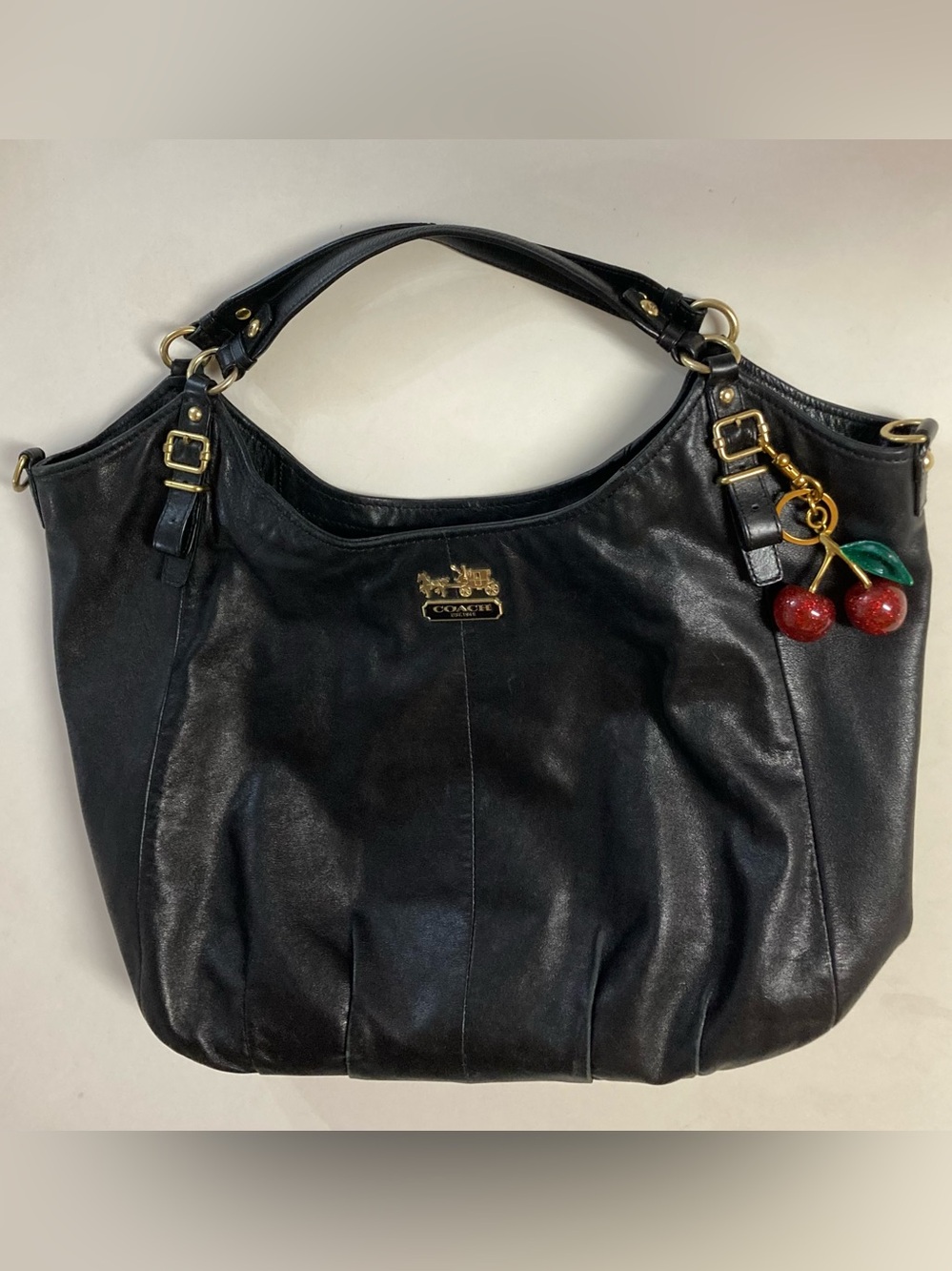 Coach Vintage Black Hobo Bag - Picture 1 of 12